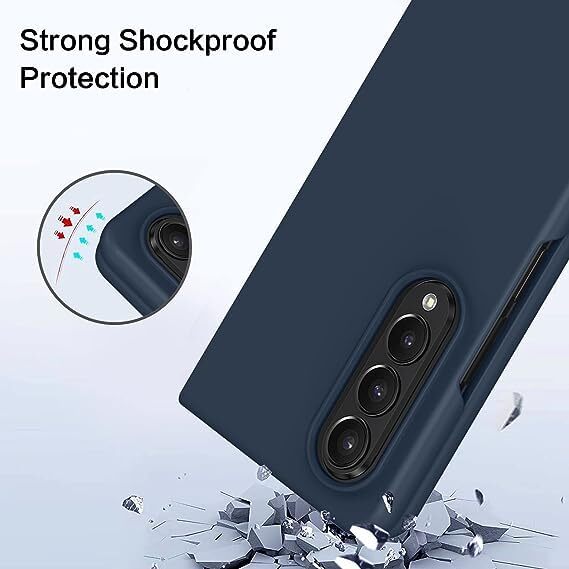 Valente Liquid Silicone Case Cover For Galaxy Z Fold 5