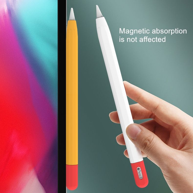Valente Silicone Sleeve Compatible with Apple Pencil USB-C – Soft Grip Protective Cover Case with Charging Port Access