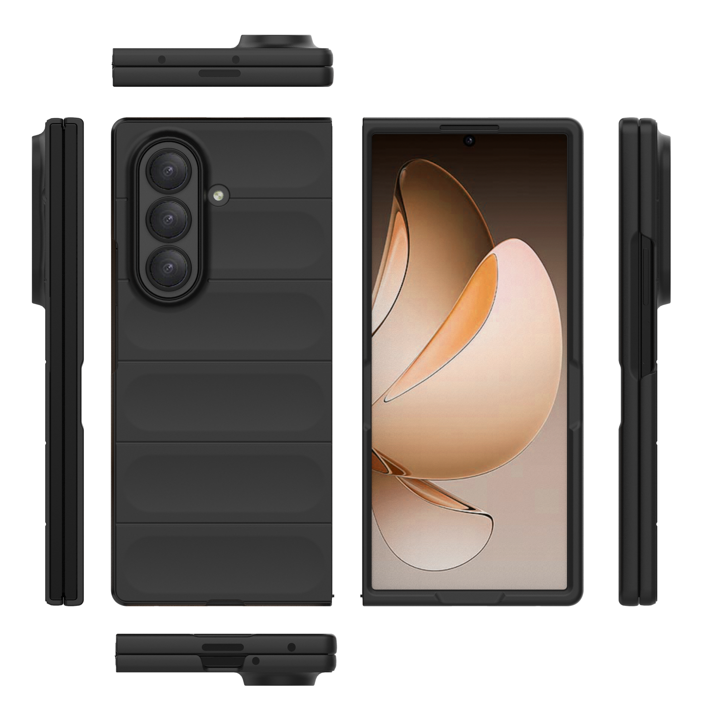 Valente Rugged Case for Galaxy Z Fold 7 – Full Body Shockproof Protective Cover, Slim Fit, Anti-Slip Grip