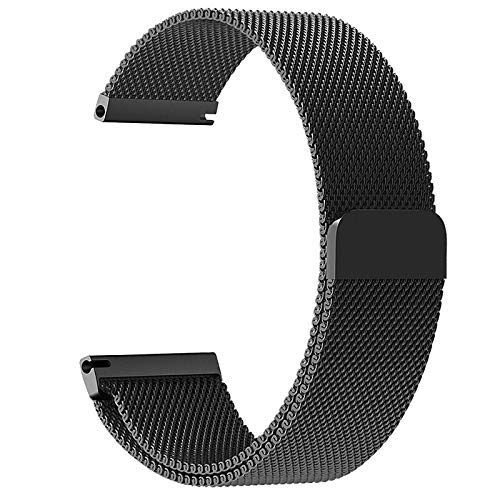 Valente 20mm Stainless Steel Mesh Watch Band – Premium Magnetic Closure Strap, Breathable & Adjustable Replacement Chain