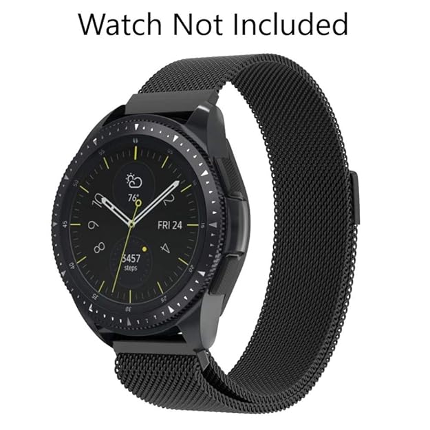Valente 20mm Stainless Steel Mesh Watch Band – Premium Magnetic Closure Strap, Breathable & Adjustable Replacement Chain
