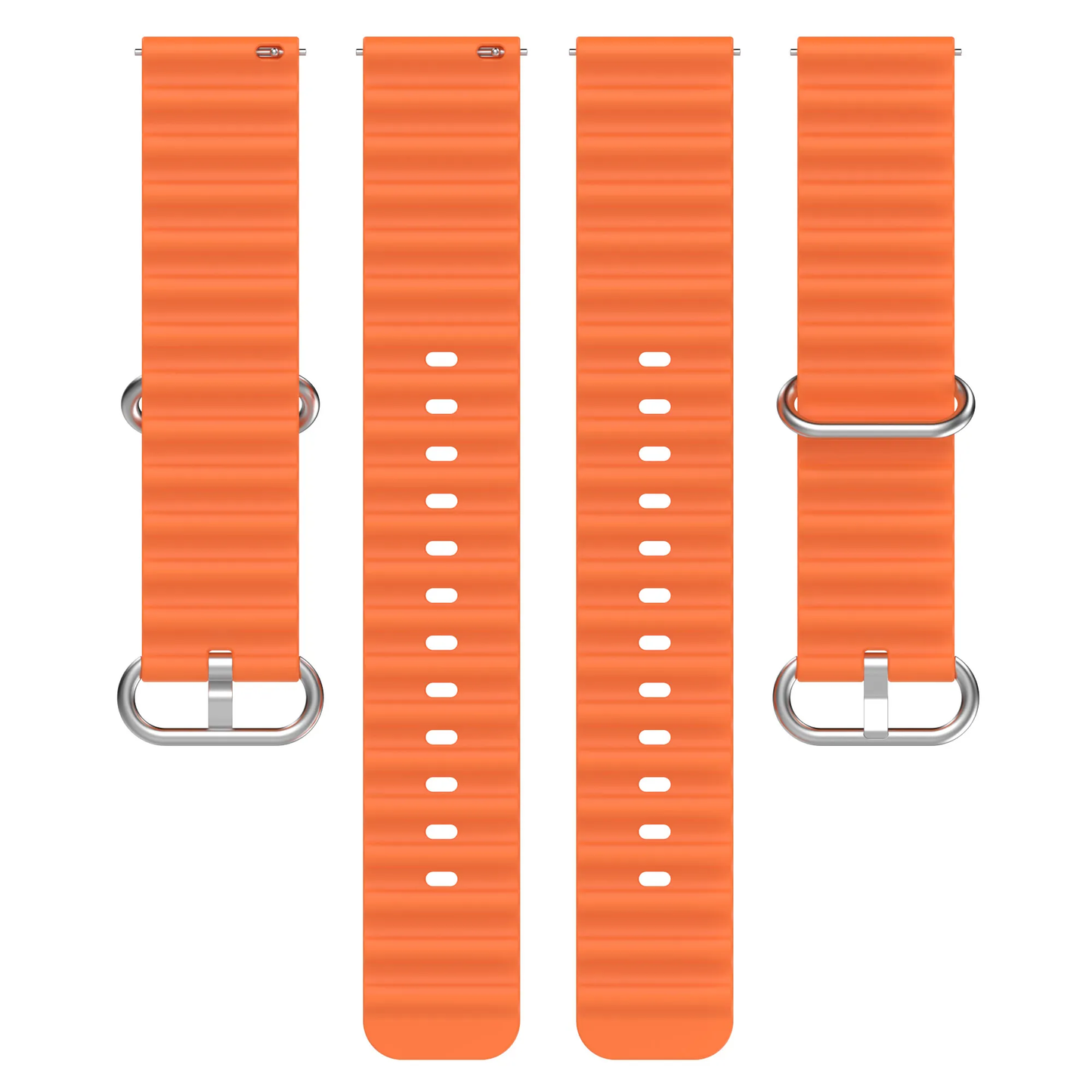 Valente 20mm Ocean Loop Watch Strap for Galaxy Watch Active 2 (40mm & 44mm),Active (40mm), Watch 3 (41mm),Boat Vertex,Amazfit Bip,GTR (42mm),GTS,Dizo Watch 2,firebolt infinity