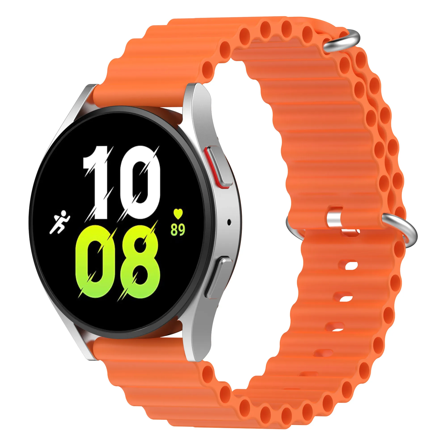 Valente 20mm Ocean Loop Watch Strap for Galaxy Watch Active 2 (40mm & 44mm),Active (40mm), Watch 3 (41mm),Boat Vertex,Amazfit Bip,GTR (42mm),GTS,Dizo Watch 2,firebolt infinity