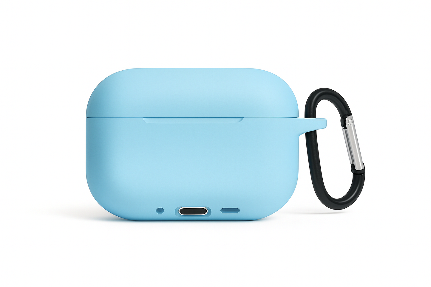 Valente Protective Silicone Case Compatible with AirPods Pro 3 – Shockproof Cover with Carabiner Clip & Full Protection