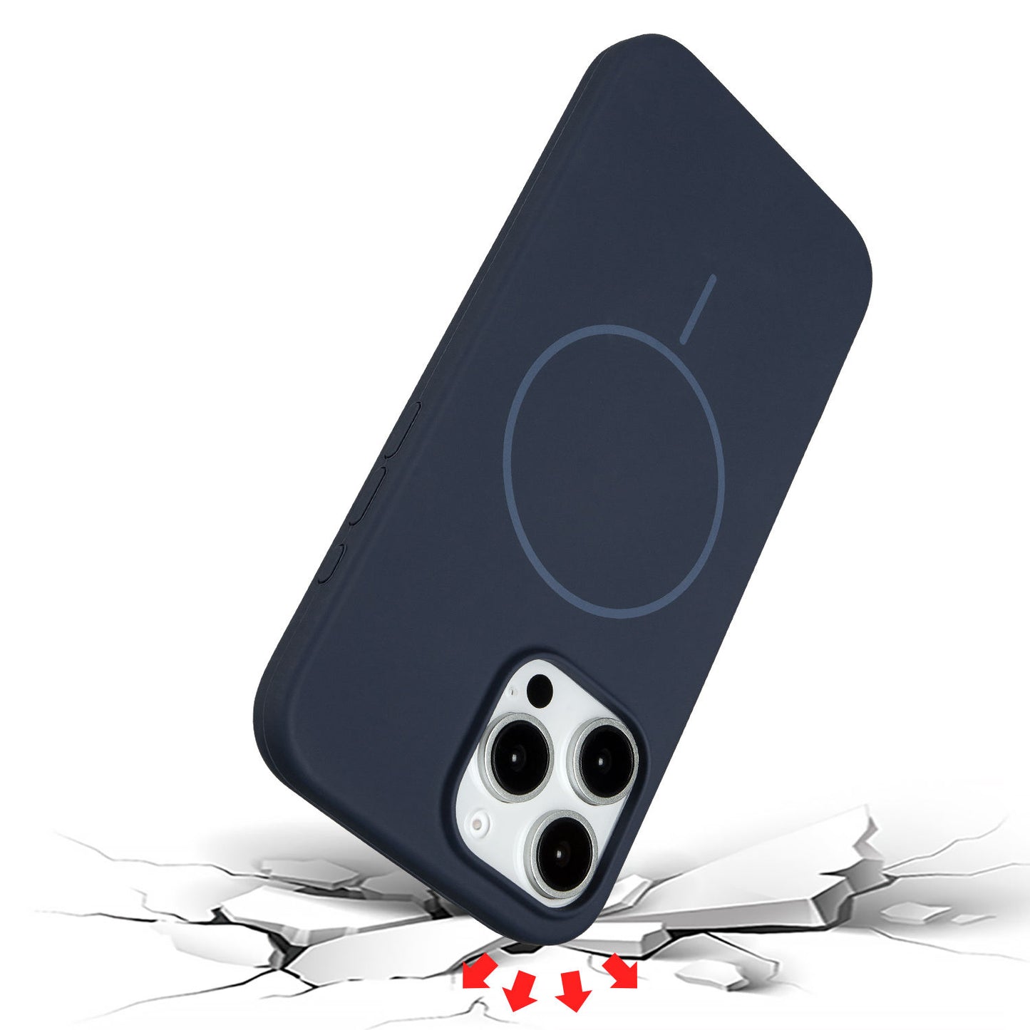 Valente Silicone Case for iPhone 16 Pro – Soft Touch, Slim Fit & Shockproof Protection
