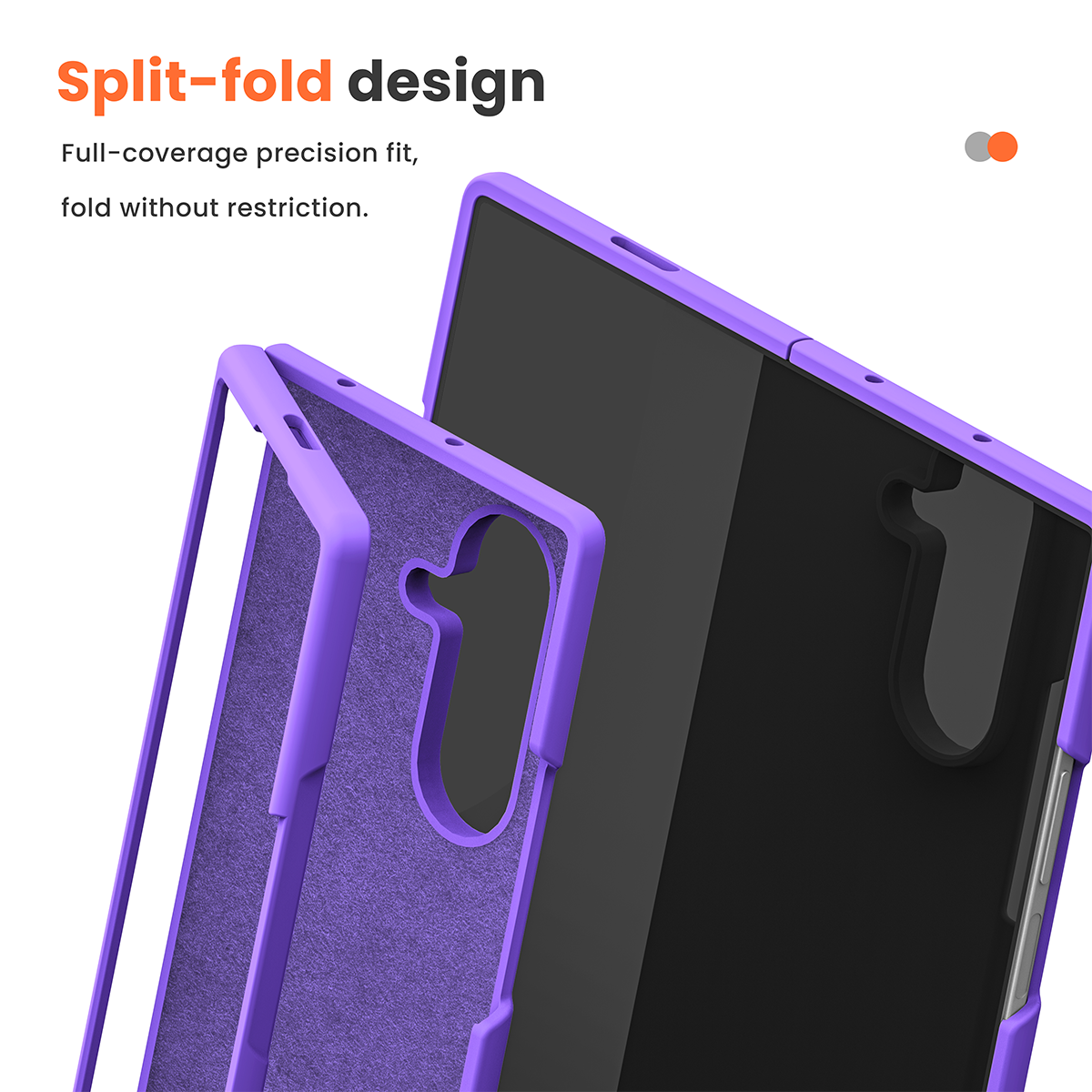 Valente Silicone Protective Case Compatible with Samsung Galaxy Z Fold 7 – Slim Shockproof Cover with Hinge Protection & Precise Cutouts