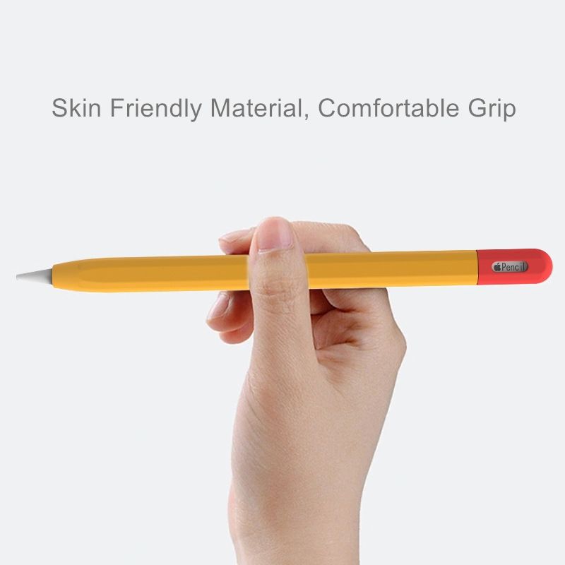 Valente Silicone Sleeve Compatible with Apple Pencil USB-C – Soft Grip Protective Cover Case with Charging Port Access
