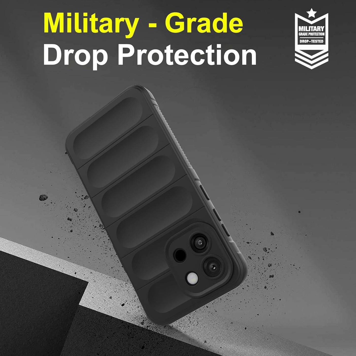 Valente Shockproof Protective Case Compatible with OnePlus 13s – Rugged Bumper Cover with Anti-Slip Grip & Camera Protection