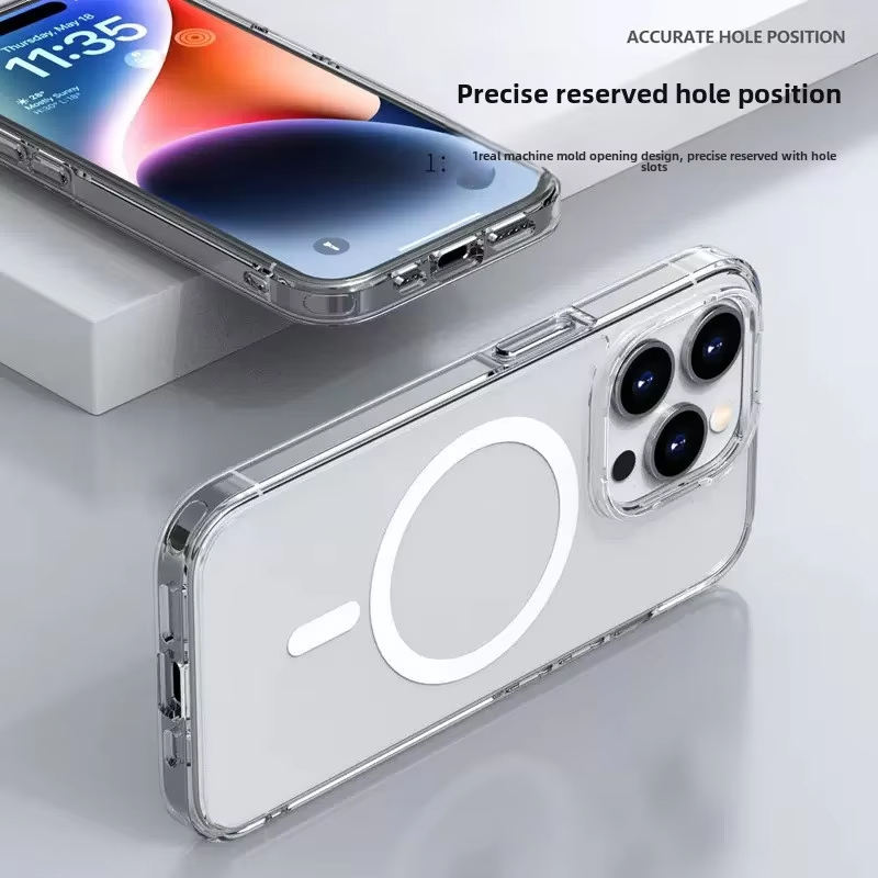 Valente Soft TPU Case Compatible with iPhone 15 Pro – Slim, Anti-Yellowing & Shockproof Transparent Back Cover