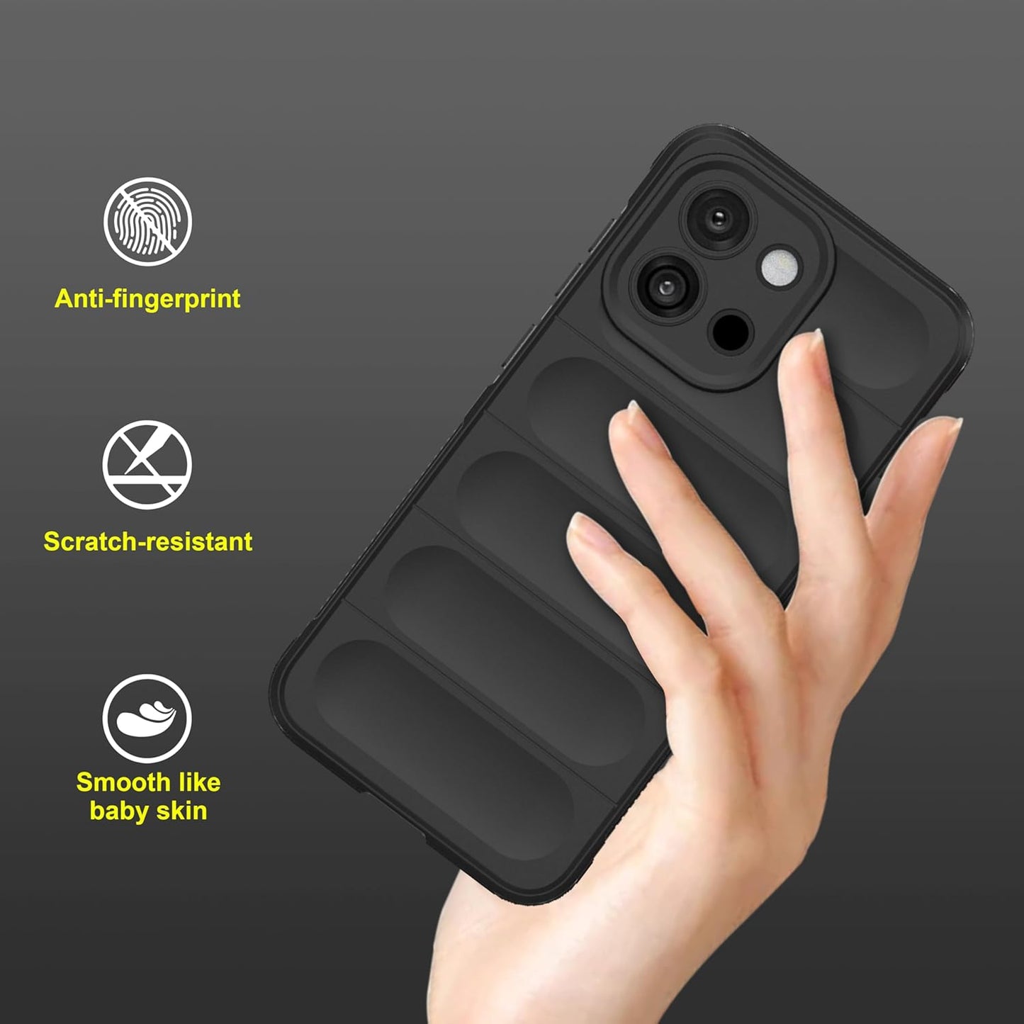 Valente Shockproof Protective Case Compatible with OnePlus 13s – Rugged Bumper Cover with Anti-Slip Grip & Camera Protection