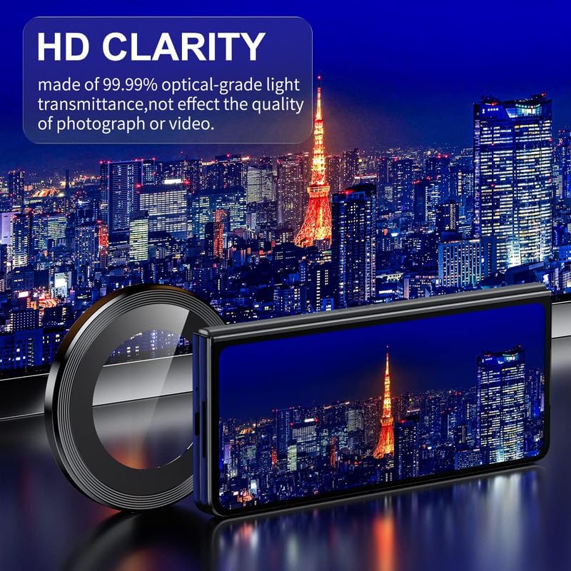 Valente Scratch resistant camera lens protector for Samsung Galaxy Z Fold 5