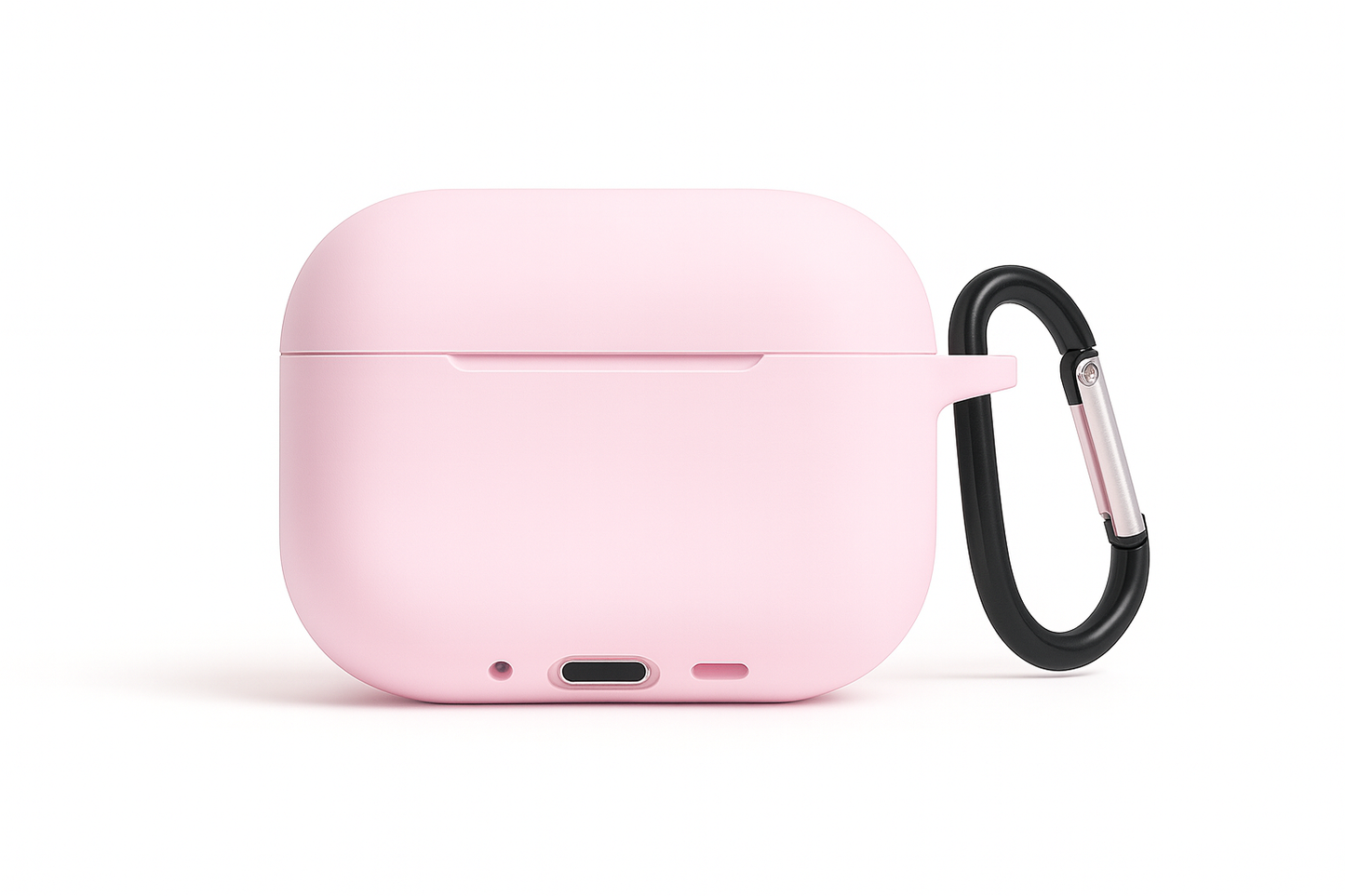 Valente Protective Silicone Case Compatible with AirPods Pro 3 – Shockproof Cover with Carabiner Clip & Full Protection