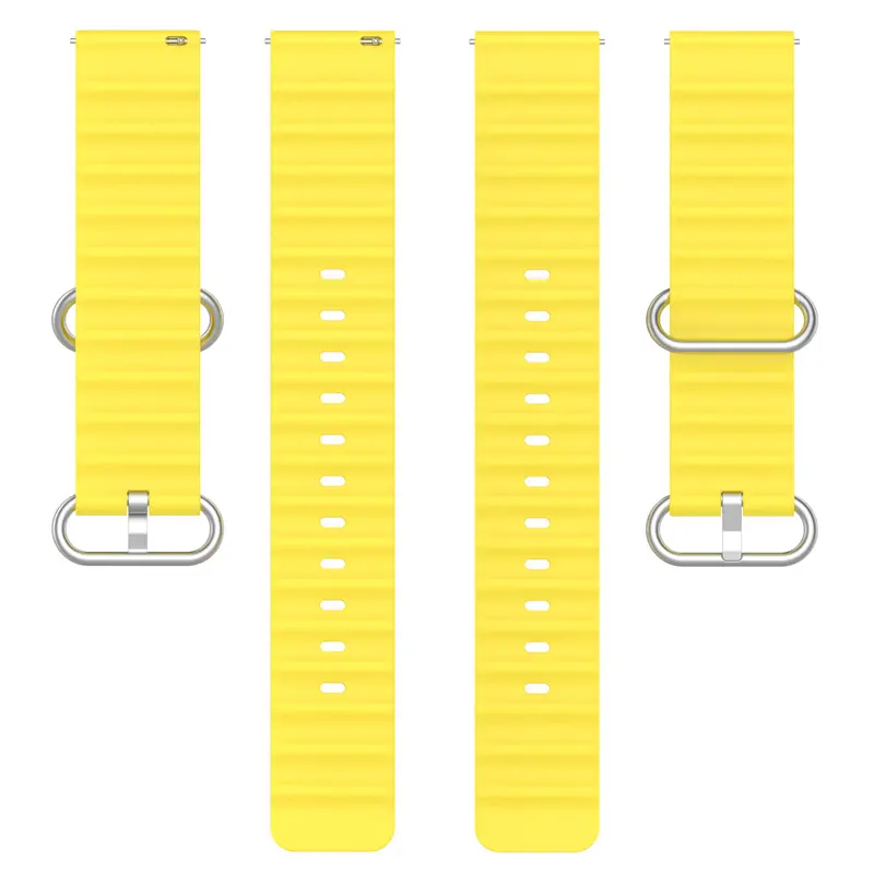 Valente 20mm Ocean Loop Watch Strap for Galaxy Watch Active 2 (40mm & 44mm),Active (40mm), Watch 3 (41mm),Boat Vertex,Amazfit Bip,GTR (42mm),GTS,Dizo Watch 2,firebolt infinity