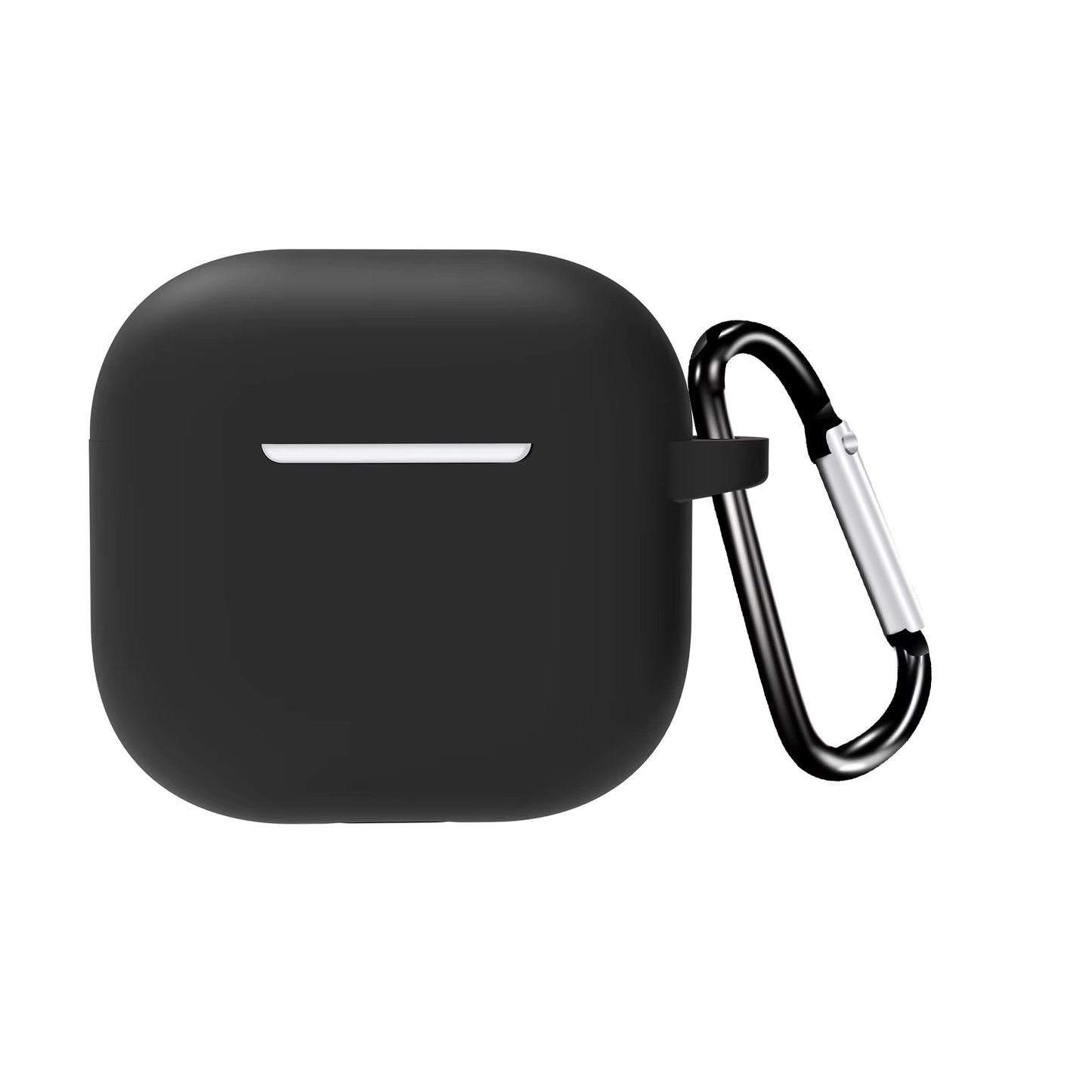 Valente Silicone Protective Case Compatible with AirPods 4 - Durable, Non-Slip Cover with Carabiner