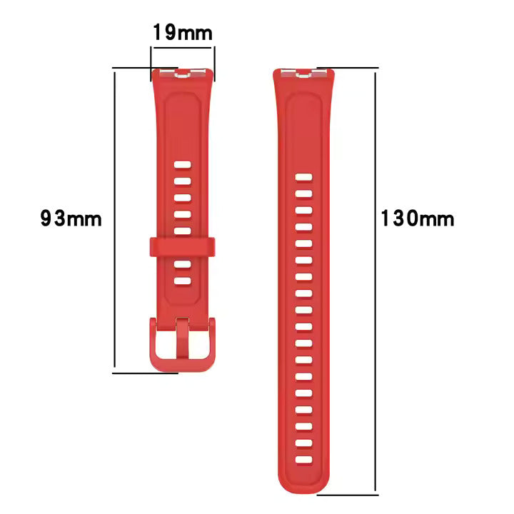 Valente Soft Silicone Sport Strap Compatible with Huawei Band 8 / Band 9 – Comfortable & Adjustable Replacement Wristband