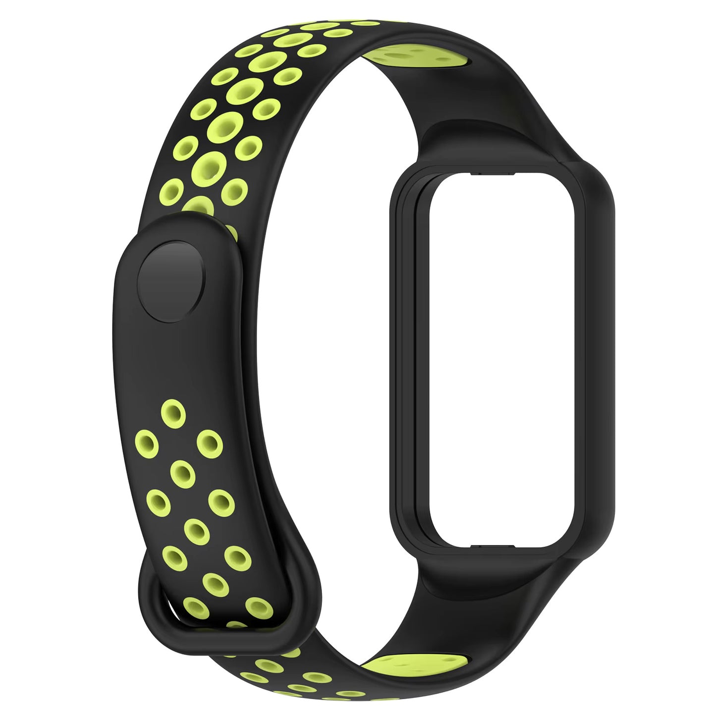 Valente Sport Strap Compatible with Amazfit Band 7 – Soft Silicone Replacement Band with Breathable & Adjustable Design