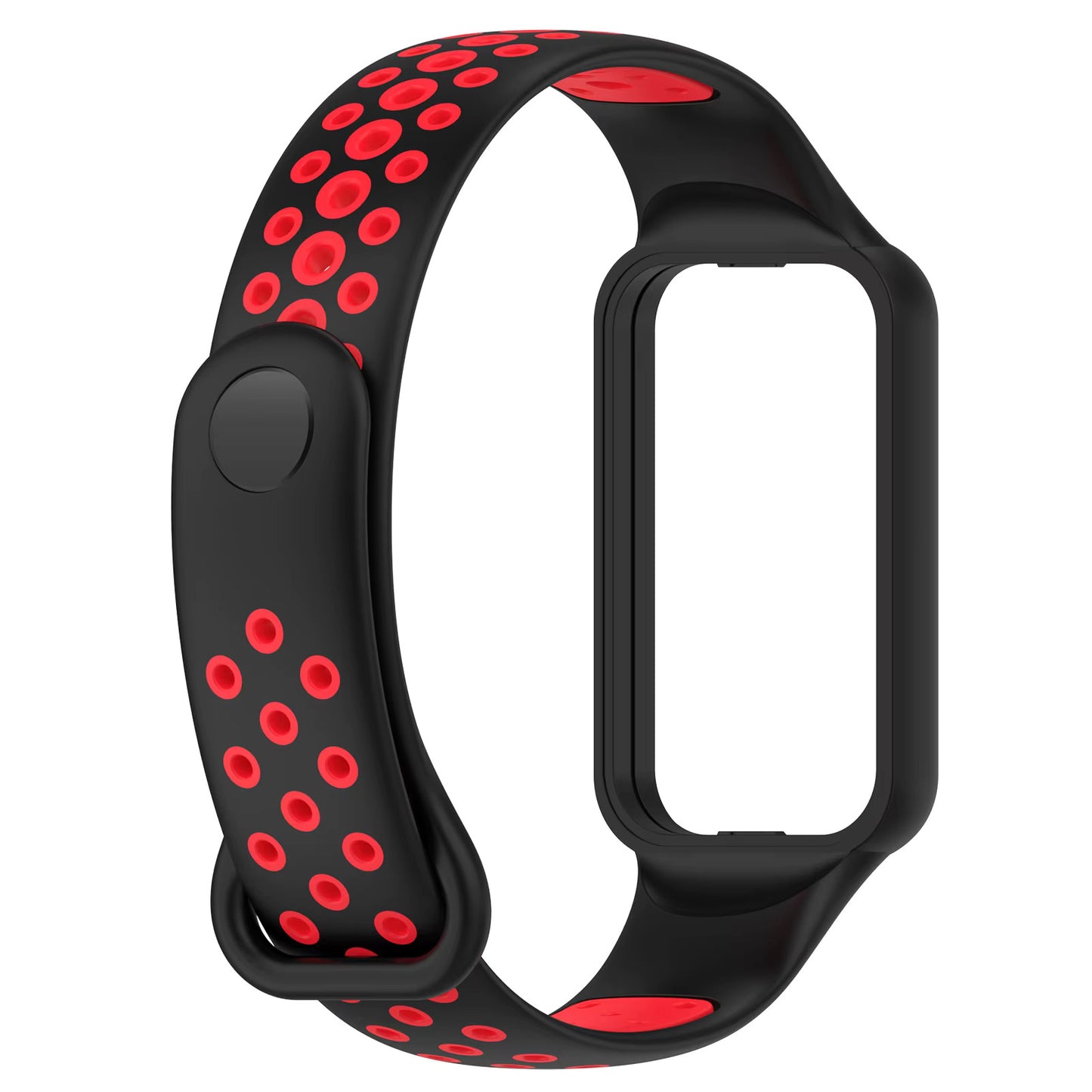 Valente Sport Strap Compatible with Amazfit Band 7 – Soft Silicone Replacement Band with Breathable & Adjustable Design