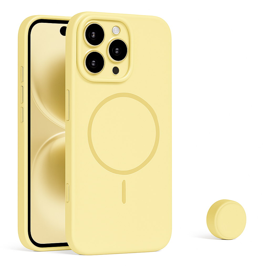 Valente Silicone Case for iPhone 16 Pro – Soft Touch, Slim Fit & Shockproof Protection