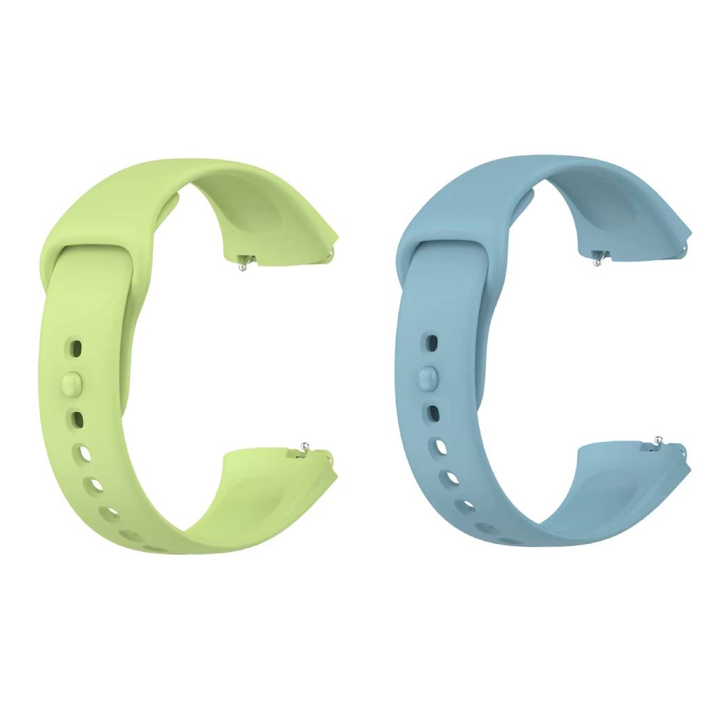 Valente Soft Silicone Watch Straps for Redmi Watch 3 Active (pack of 2)