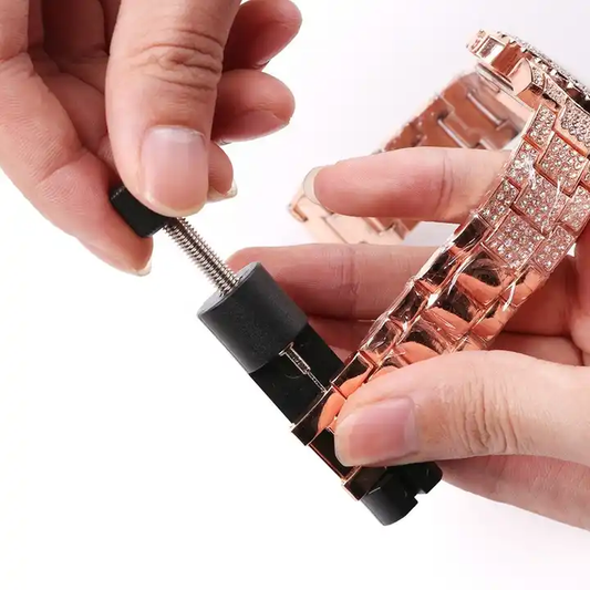 Valente watch strap length adjustment tool compact portable link pin removal