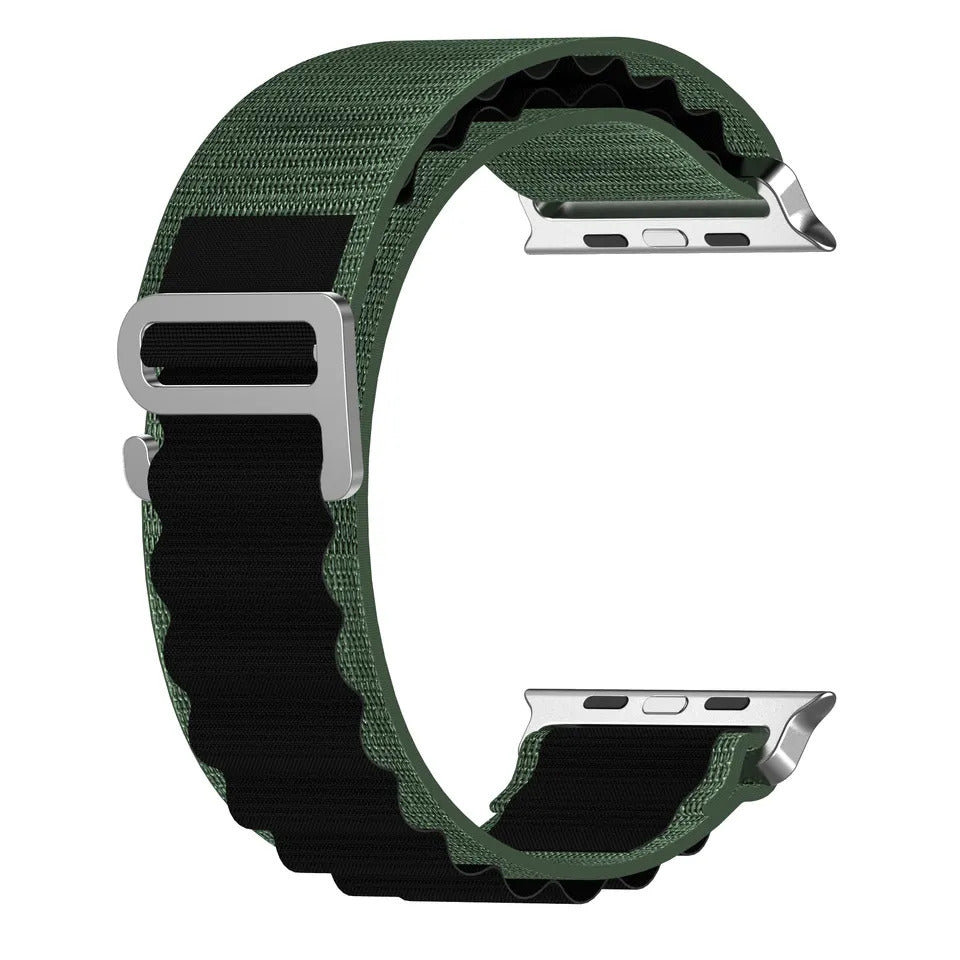 Valente Nylon Alpine Loop 42/44/45/49mm Strap Compatible with Apple Watch Series 8,7,6,5,SE,Ultra