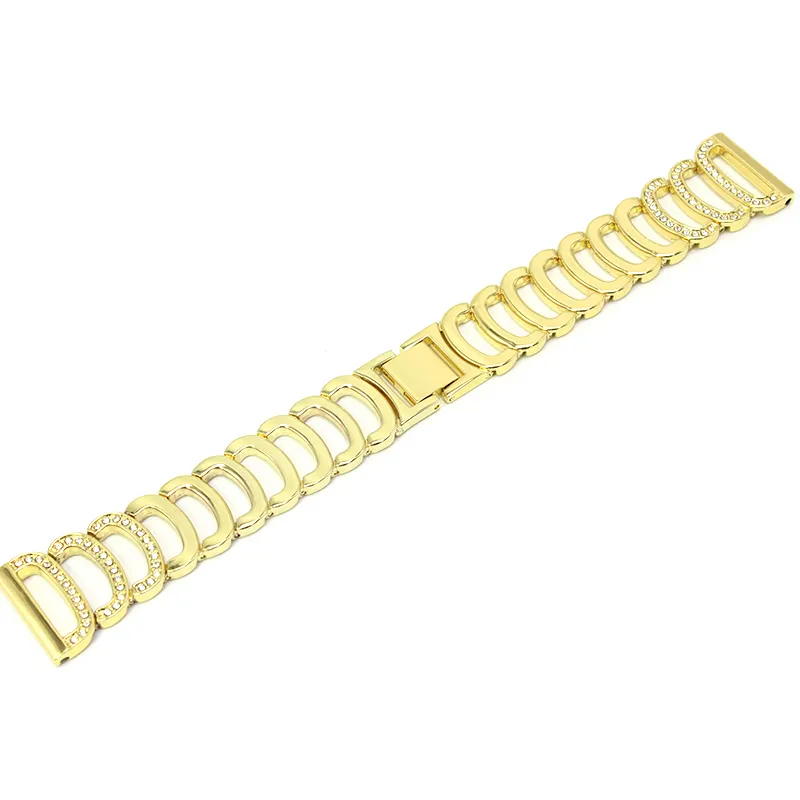 Valente Elegant 22mm Gold-Tone Ladies' Smartwatch Strap