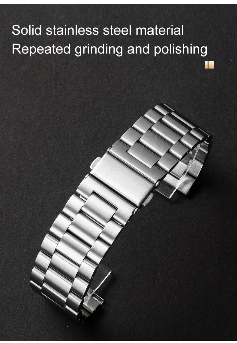 Valente 20mm Metal Watch Strap for Galaxy Watch Active 2 (40mm & 44mm),Active (40mm), Watch 3 (41mm),Boat Vertex,Amazfit Bip,GTR (42mm),GTS,Dizo Watch 2,firebolt infinity