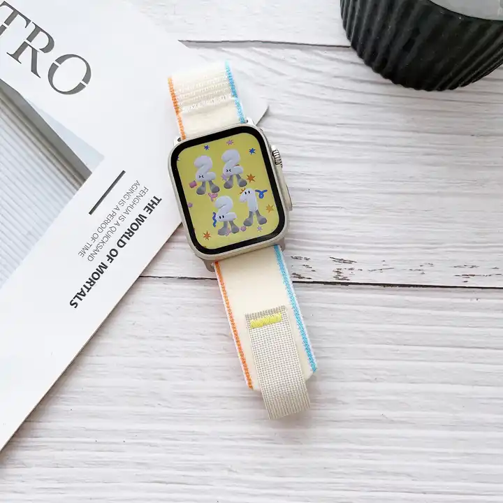 Valente Nylon Trail Loop 42mm/44mm/45mm Strap Compatible with Apple Watch Series 8,7,6,5,SE,Ultra