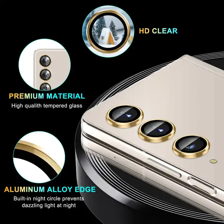 protective camera lens rings for the Samsung Galaxy Z Fold 5, priced at ₹99.