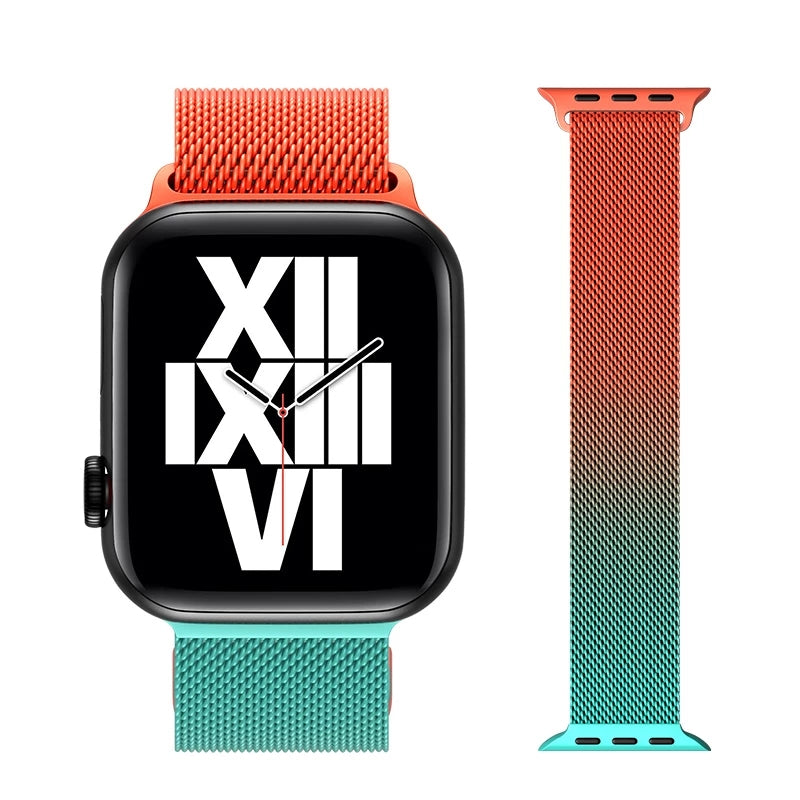 Valente Stainless chain 42mm/44mm/45mm Strap Compatible with Apple Watch Series 8,7,6,5,SE,Ultra