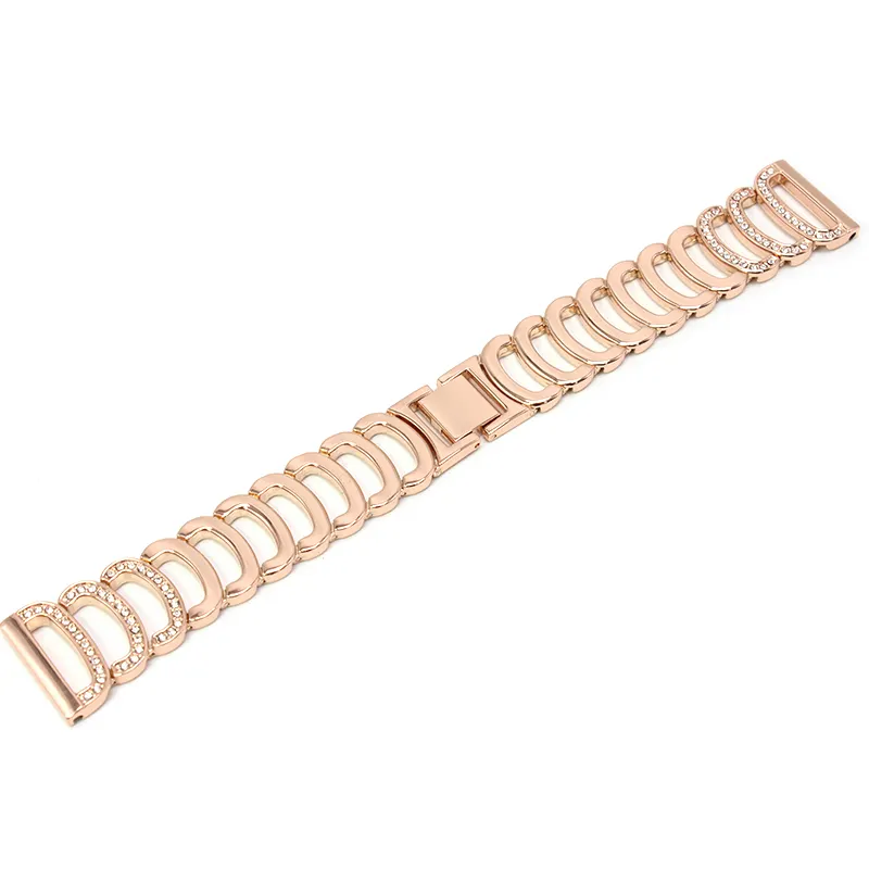 Valente Elegant 22mm Gold-Tone Ladies' Smartwatch Strap