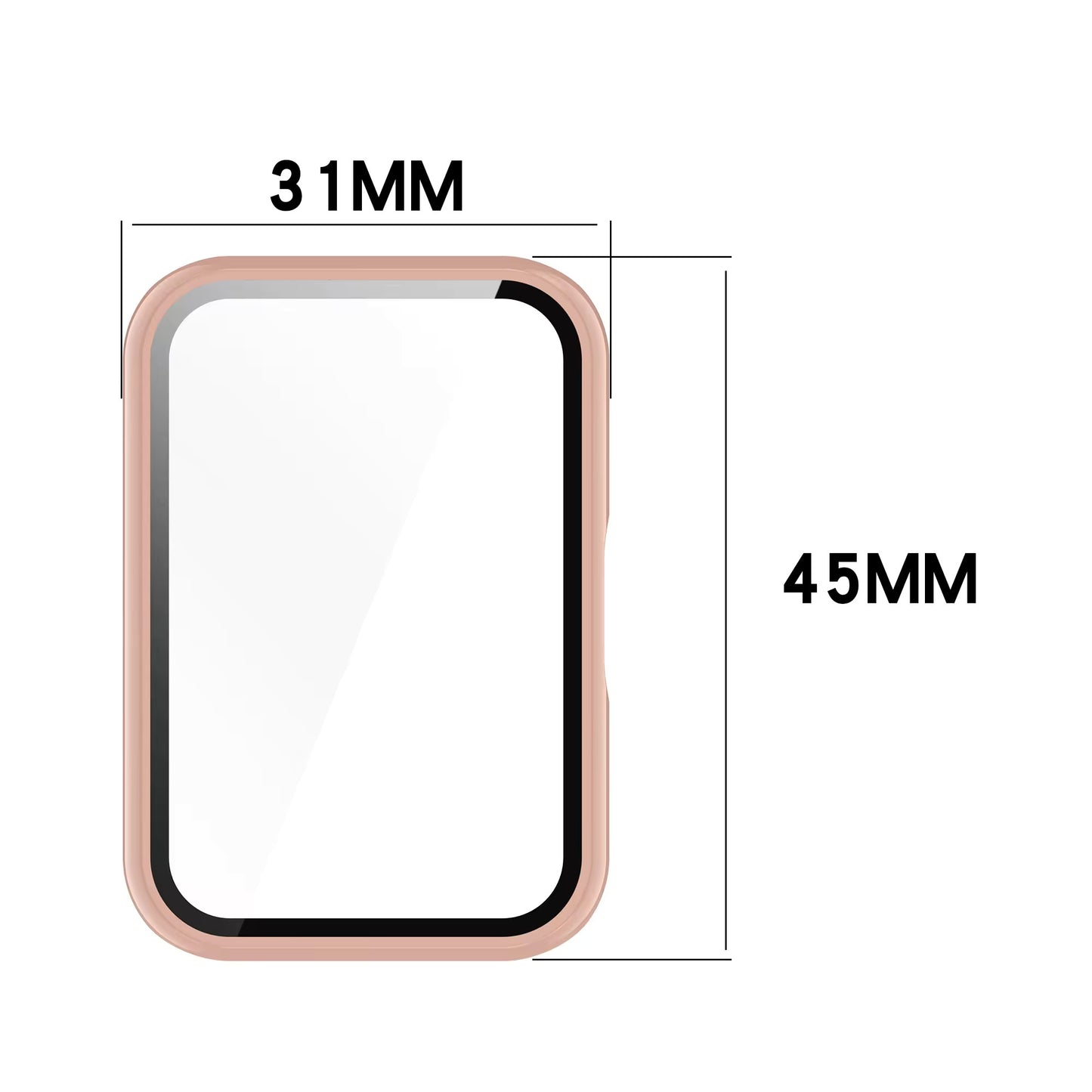 Valente Hard Protective Case for Samsung Galaxy Fit 3 - Full Coverage Screen Protector and Shockproof Bumper
