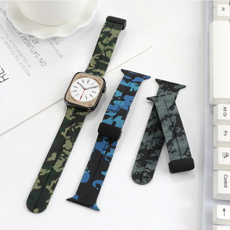 Valente Magnet Buckle Strap For Apple Watch Series 8,7,6,5,SE,Ultra