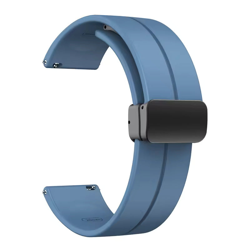 Valente 22mm Magnetic buckle Watch Strap for Noise halo, Colorfit Pro 3,Colorfit Ultra,Oneplus Watch,Fossil Gen 5E 44mm, Gen 5(44mm),firebolt Invincible Plus, Legacy,cobra,Pebble Cosmos Luxe 2.0.