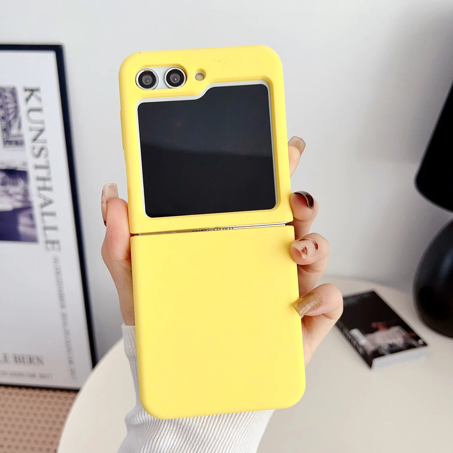 Valente Liquid Silicone Case Cover For Galaxy Z Flip 5