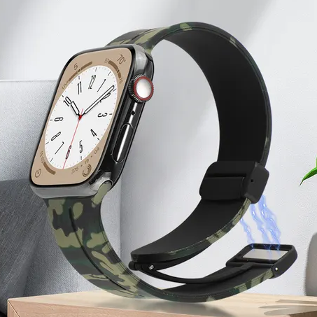 Valente Magnet Buckle Strap For Apple Watch Series 8,7,6,5,SE,Ultra