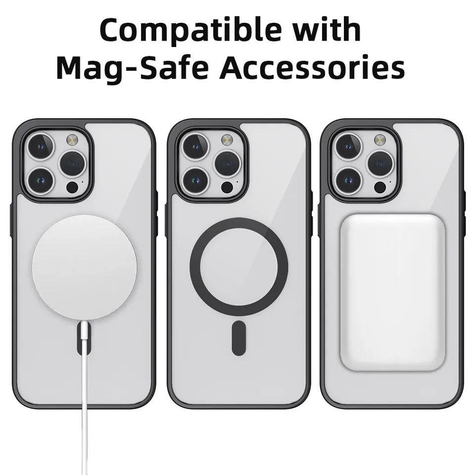 Valente Polycarbonate MagSafe-Compatible Electroplate Case for iPhone 15 Pro Max