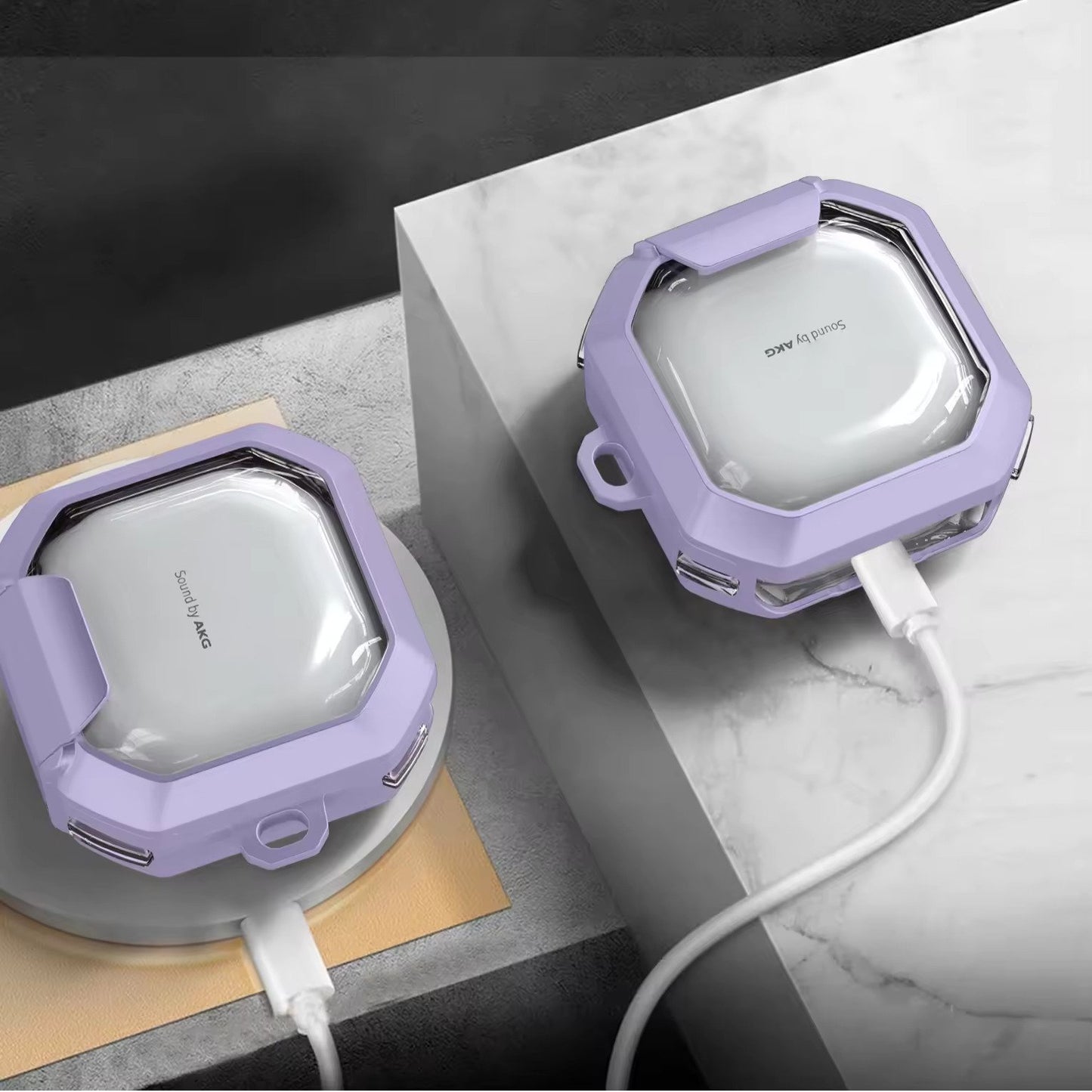 Valente Protective Cases Compatible with Galaxy Buds FE (2023), Buds 2 Pro (2022), Buds 2 (2021), Buds Pro (2021), Buds Live (2020)