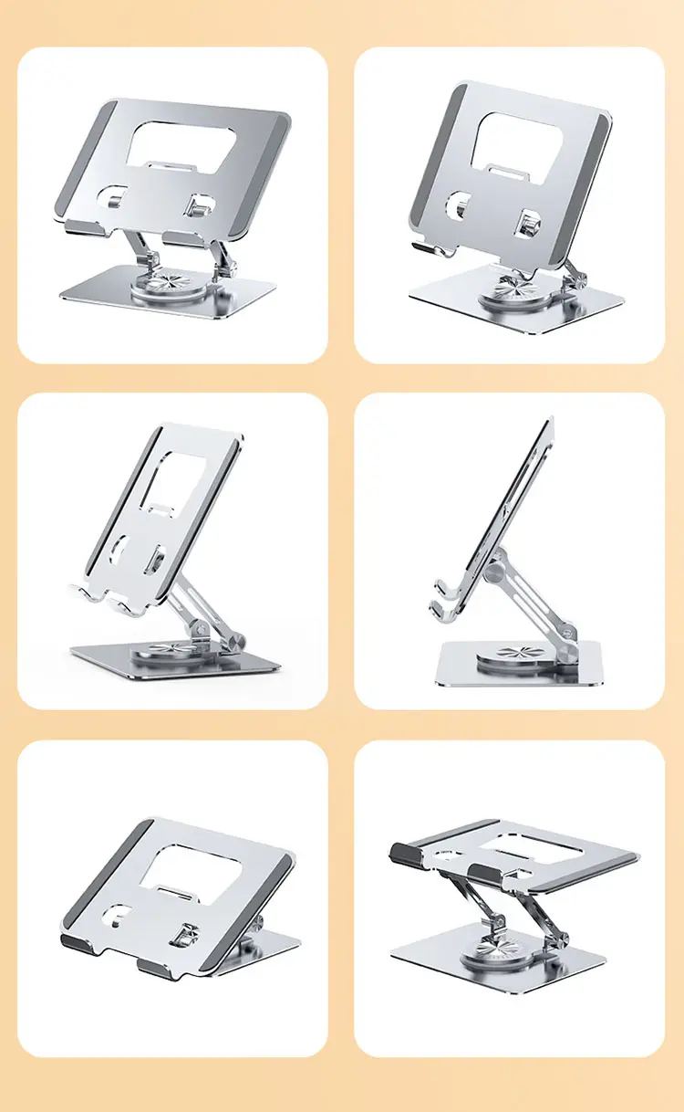 Valente Adjustable Aluminum Laptop Stand - Ergonomic & Portable Design for Enhanced Computing Experience