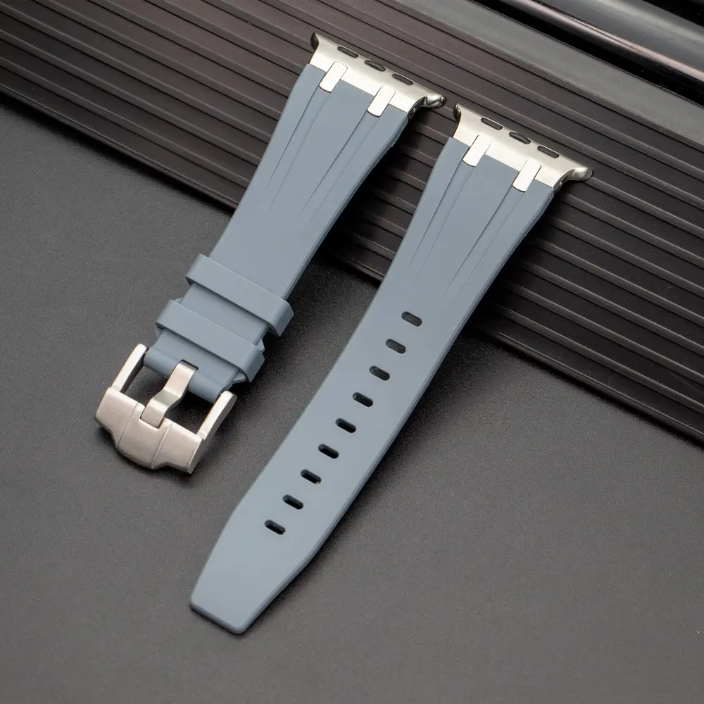 Valente Luxury Silicone Strap for Apple Watch 42/44/45/49mm