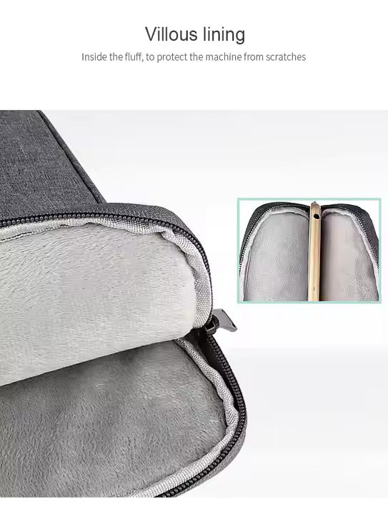Valente Universal Protective Sleeve for 13.3" to 14" Laptops and iPads - Durable, Slim Design with Soft Lining