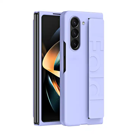 Valente Galaxy Z Fold 5 wrist strap case sea green hinge compatible