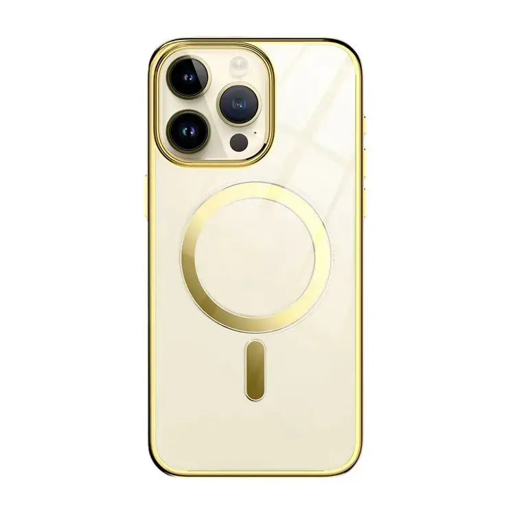 Valente Polycarbonate MagSafe-Compatible Electroplate Case for iPhone 15 Pro