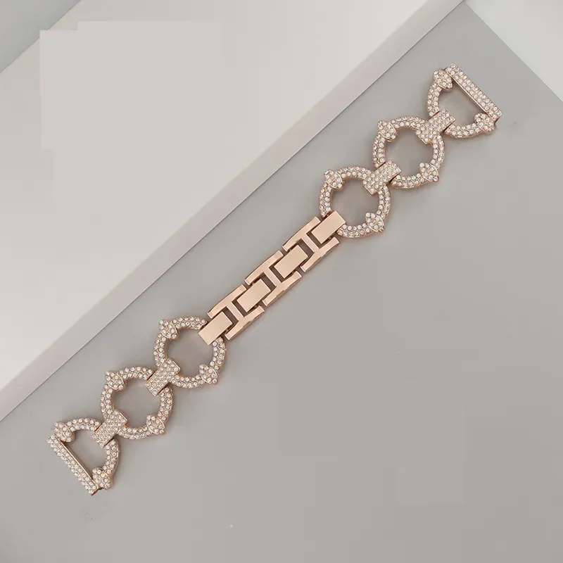 Valente Elegant 22mm Gold-Tone Ladies' Smartwatch Strap