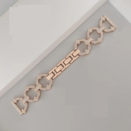 Valente 22mm elegant gold ladies strap design 1 adjustable link bracelet