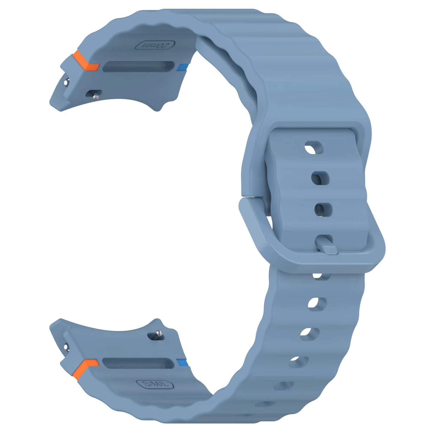 Valente Silicone 22mm Sport Strap Compatible with Noise Twist, Halo 2, Pulse 2 Pro, Macro, Fire-Boltt Phoenix Pro, Ninja Call Pro Max, Boult Trail Smart Watch