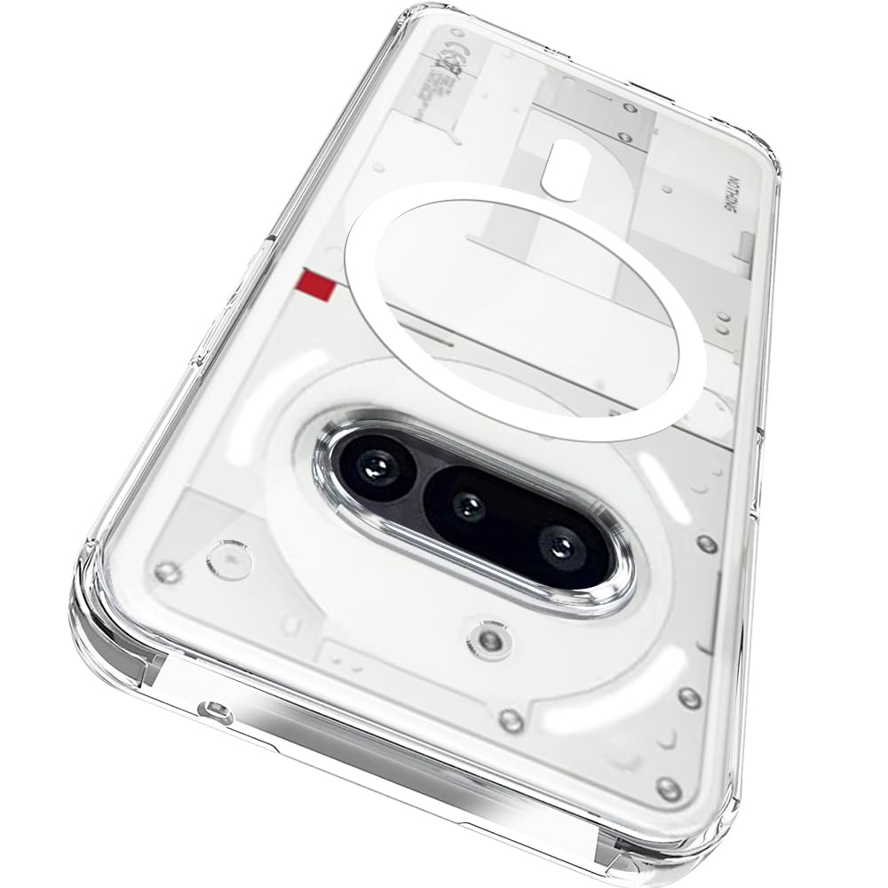Valente Clear Hard Case Compatible with Nothing Phone (3a) – Slim Anti-Yellowing Polycarbonate Back Cover