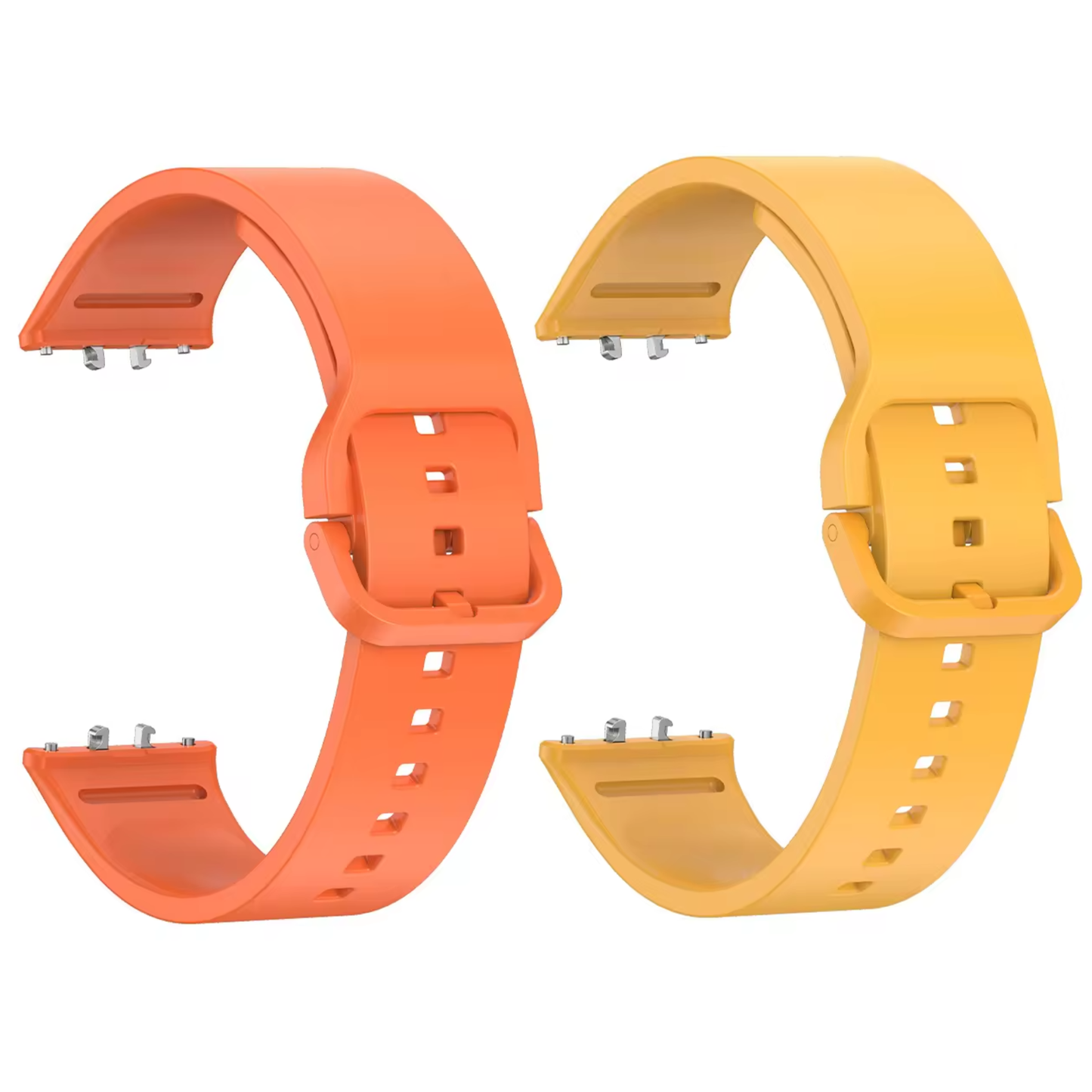Valente Silicone Watch Straps Compatible for Samsung Galaxy Fit 3 (Pack of 2)