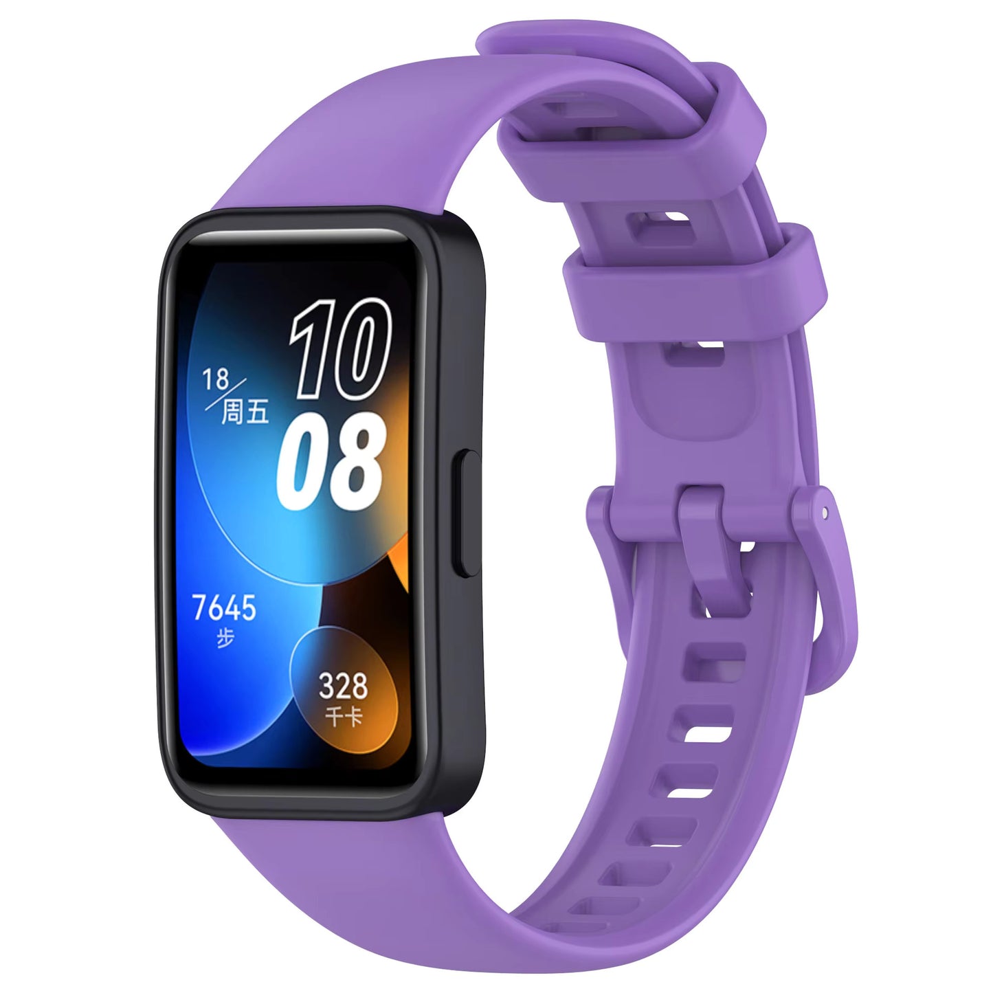Valente Soft Silicone Sport Strap Compatible with Huawei Band 8 / Band 9 – Comfortable & Adjustable Replacement Wristband