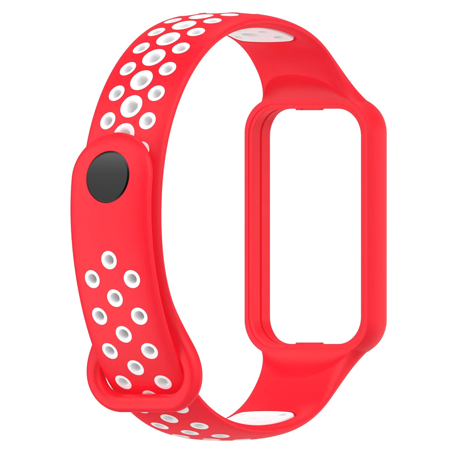 Valente Sport Strap Compatible with Amazfit Band 7 – Soft Silicone Replacement Band with Breathable & Adjustable Design
